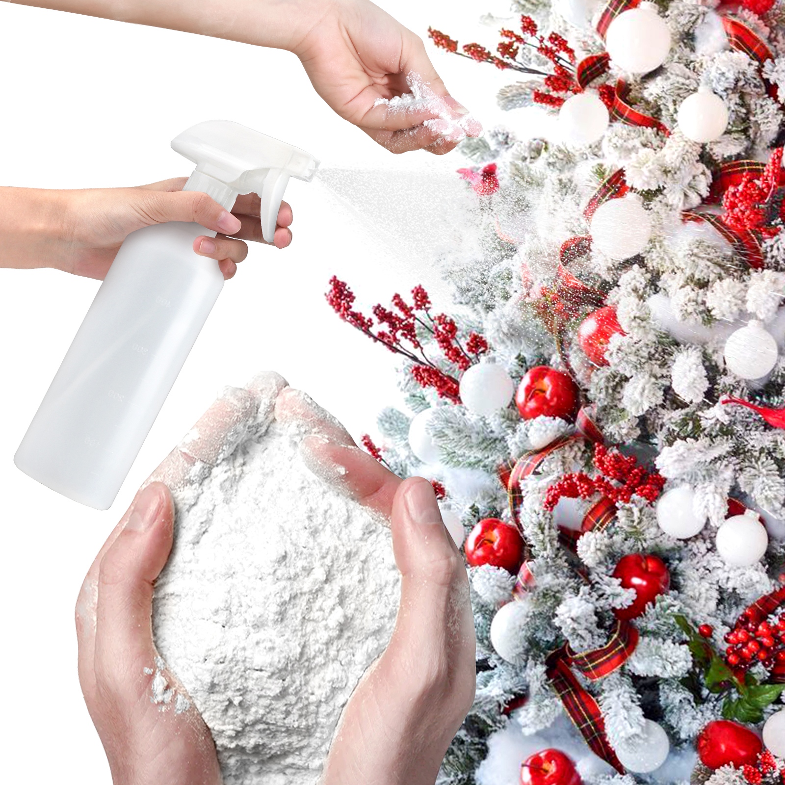 3.4 Lbs Artificial Snow Flocki - Christmas Wreath Fake ulasan dan harga