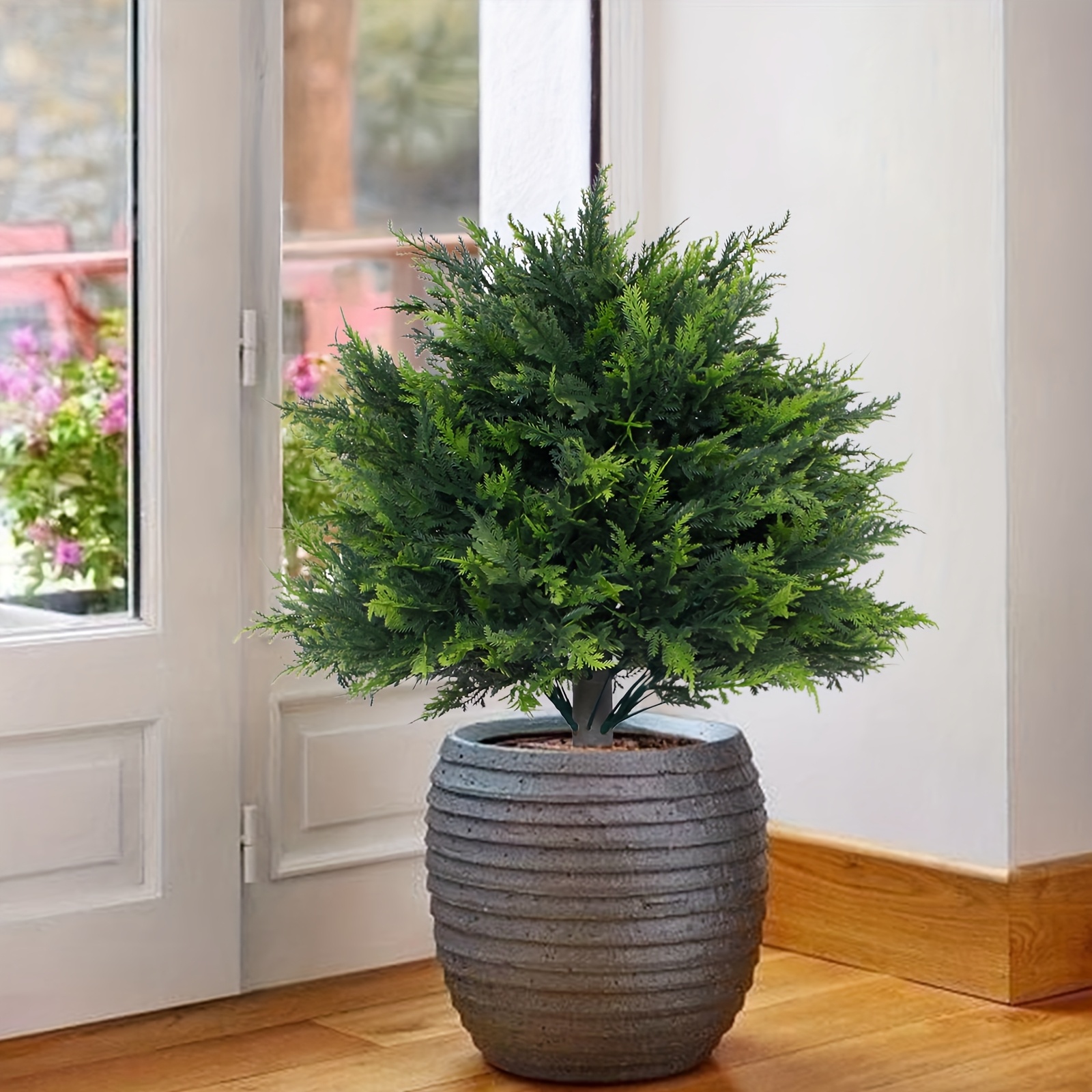 2pcs Outdoor Artificial Greene - Christmas Tree Artificial ulasan dan harga