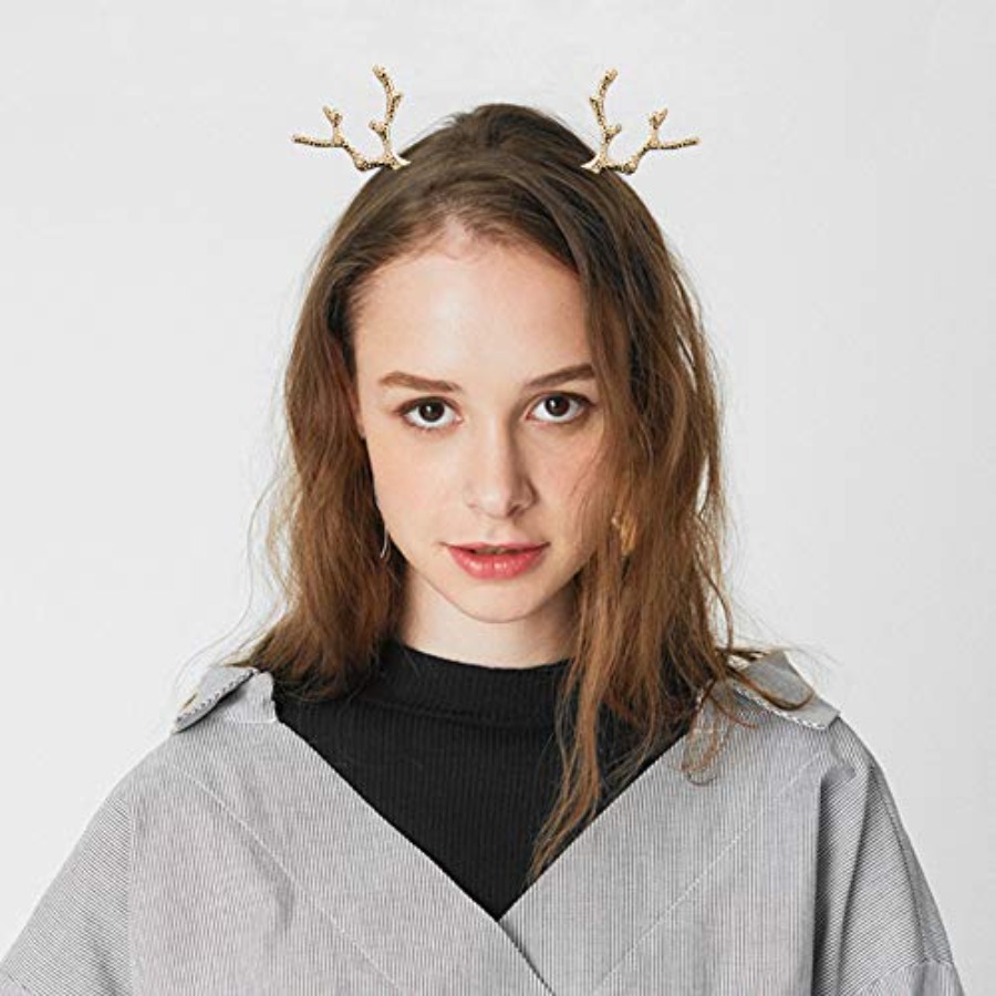 YAXAMING Christmas Reindeer An - Reindeer Antlers Headband ulasan dan harga