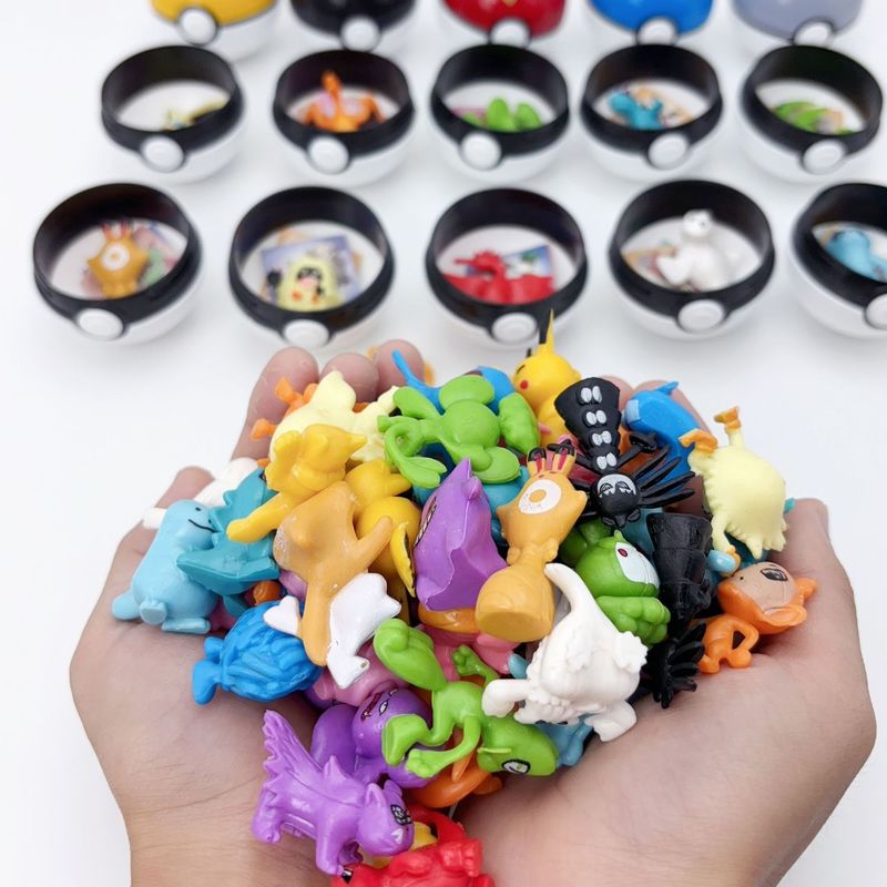 12pcs Pokemon Blind Ball Rando - Ornament Ball Set ulasan dan harga