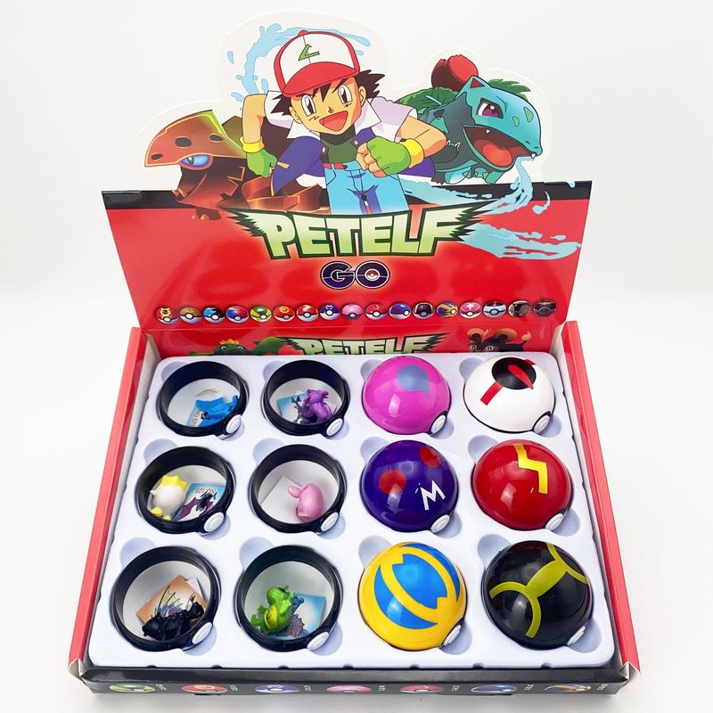 12pcs Pokemon Blind Ball Rando - Ornament Ball Set ulasan dan harga