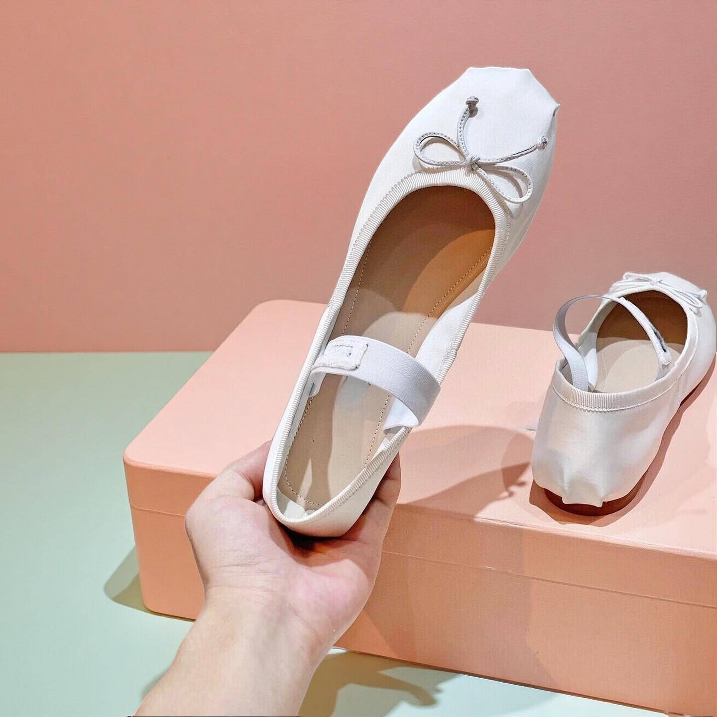 26SS Luxury Ballet Flats, Wome - Ribbon Bow Gift ulasan dan harga