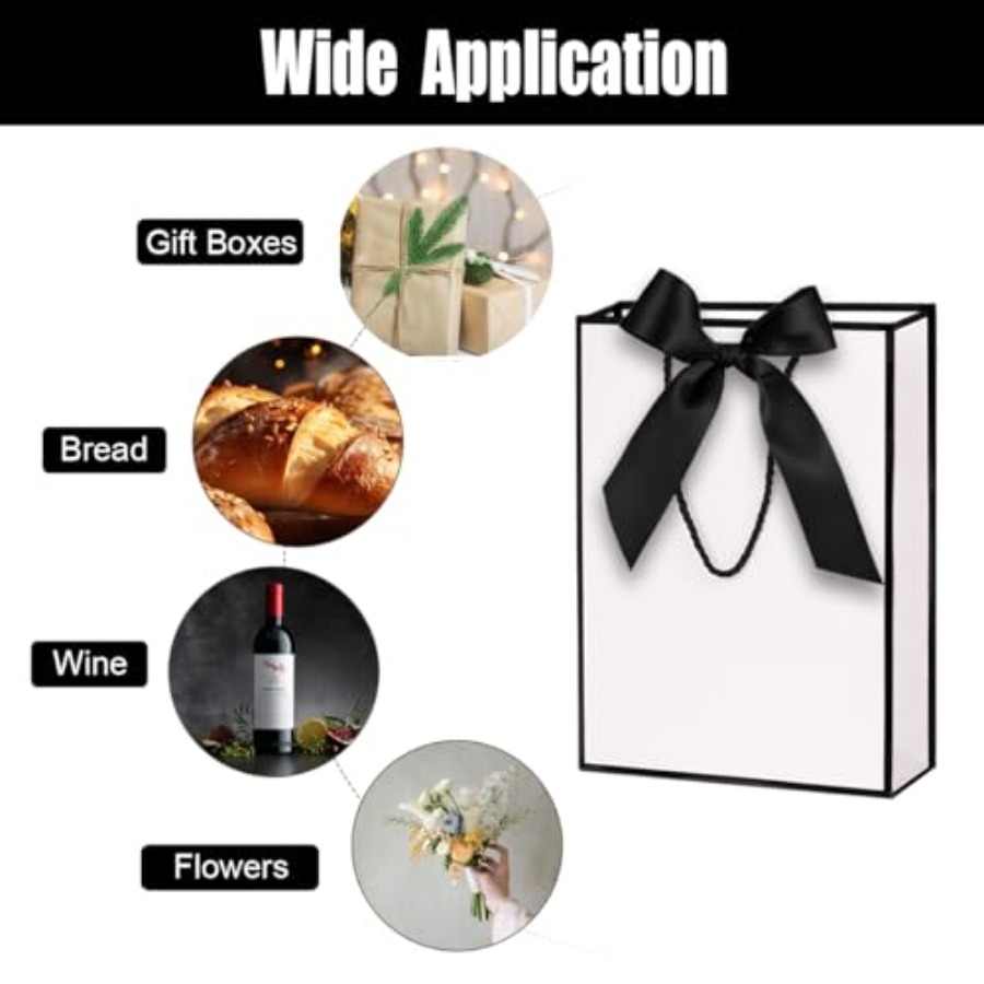 Gift Bags for Presents, 2 Pack - Ribbon Bow Gift ulasan dan harga