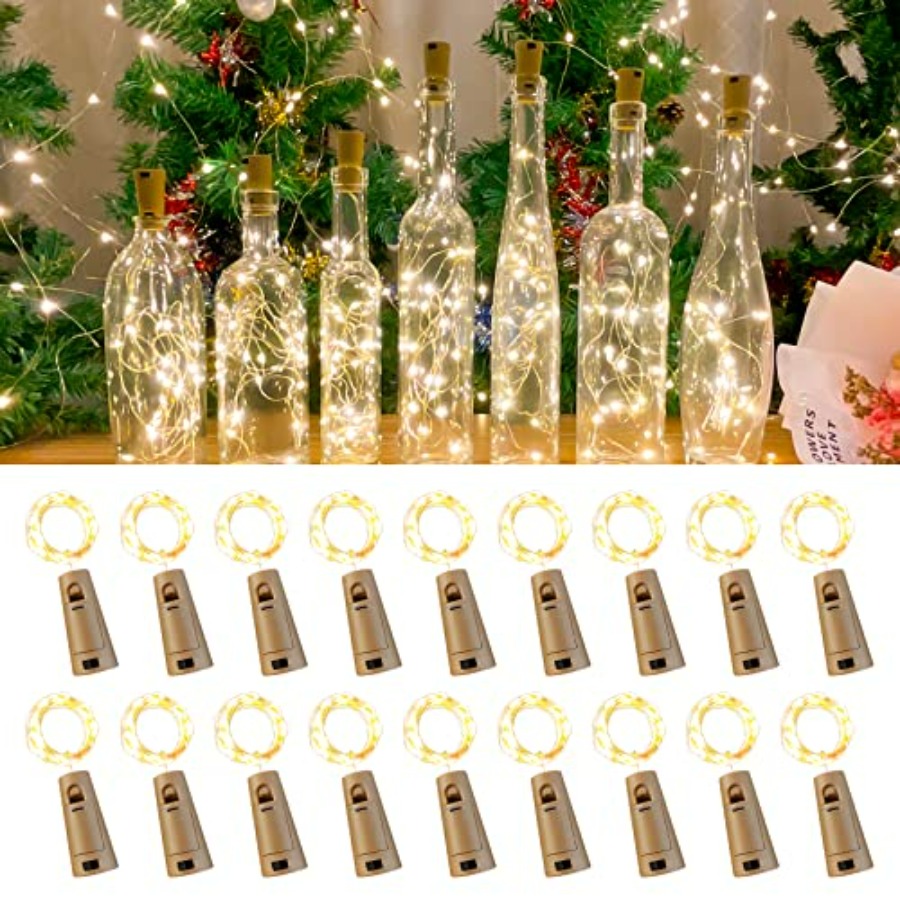 Wine Bottle Lights with Cork,  - Led Fairy String Lights ulasan dan harga