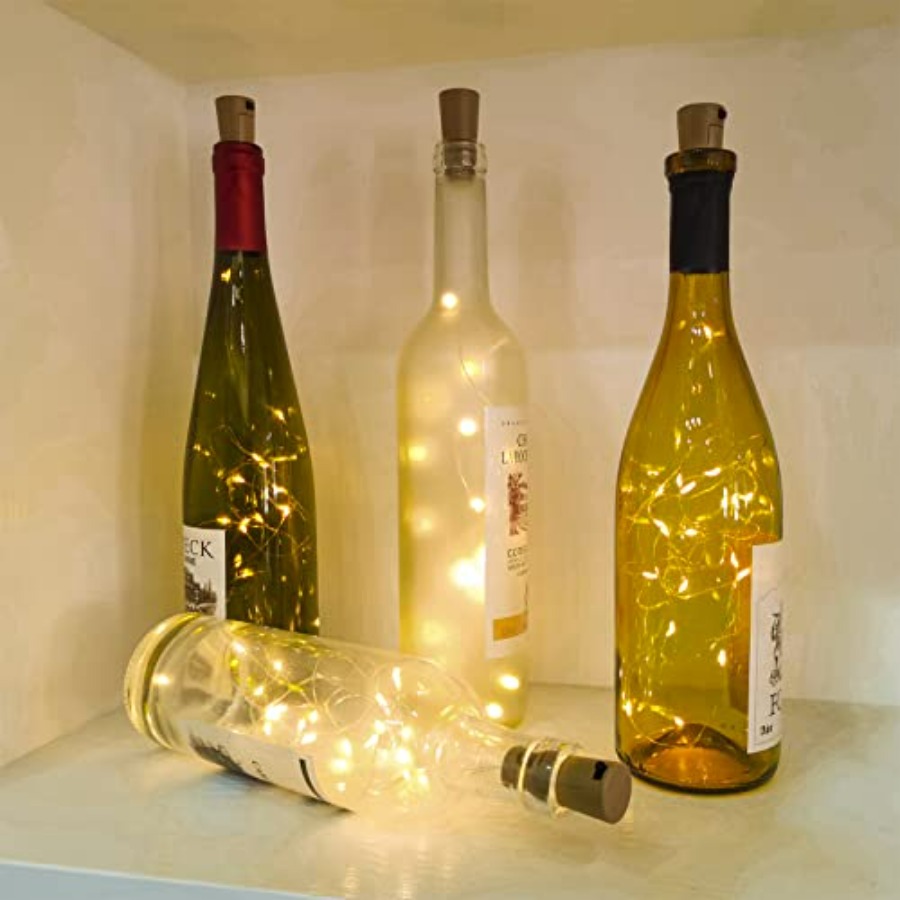 Wine Bottle Lights with Cork,  - Led Fairy String Lights ulasan dan harga