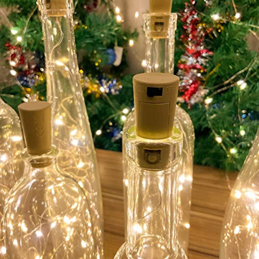 Wine Bottle Lights with Cork,  - Led Fairy String Lights ulasan dan harga