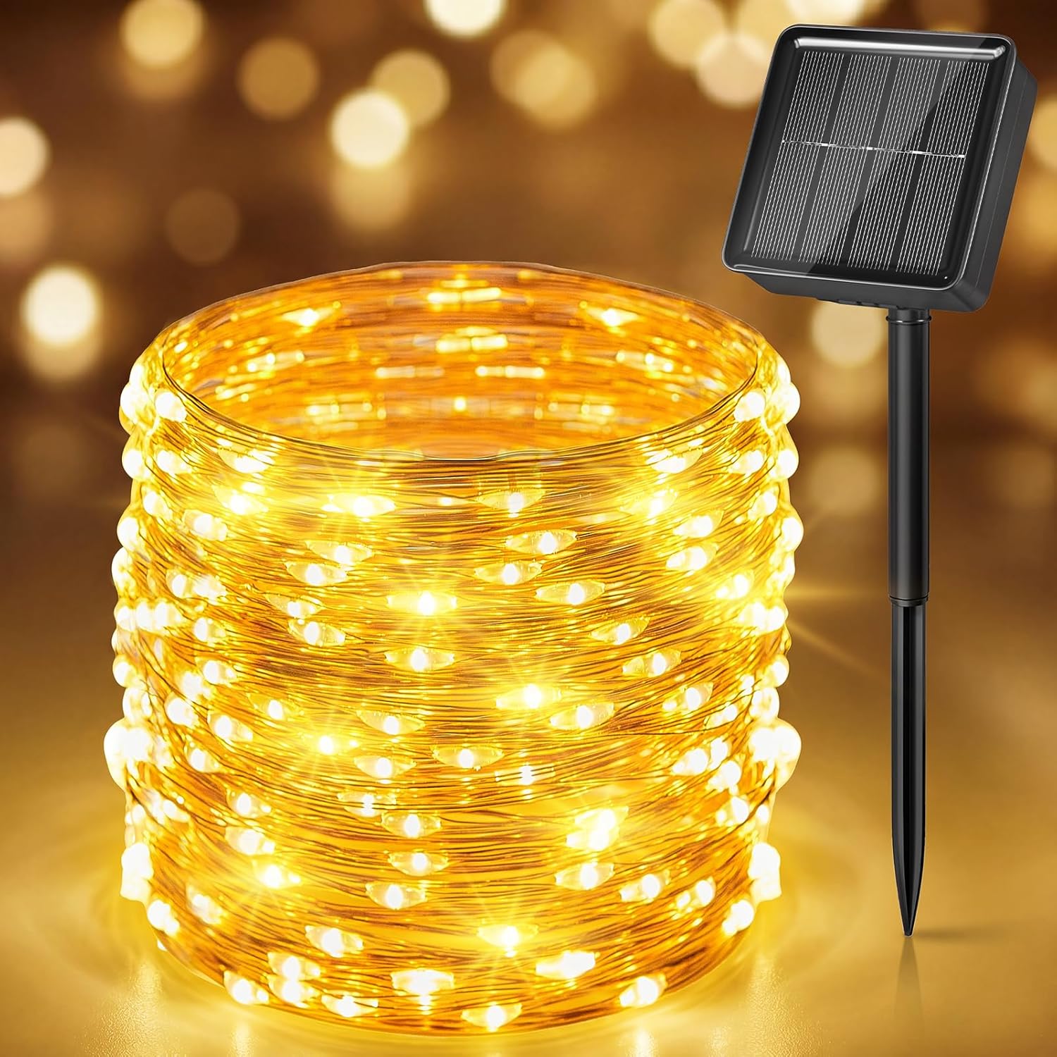 Solar Fairy Lights,33Ft 100 LE - Led Fairy String Lights ulasan dan harga