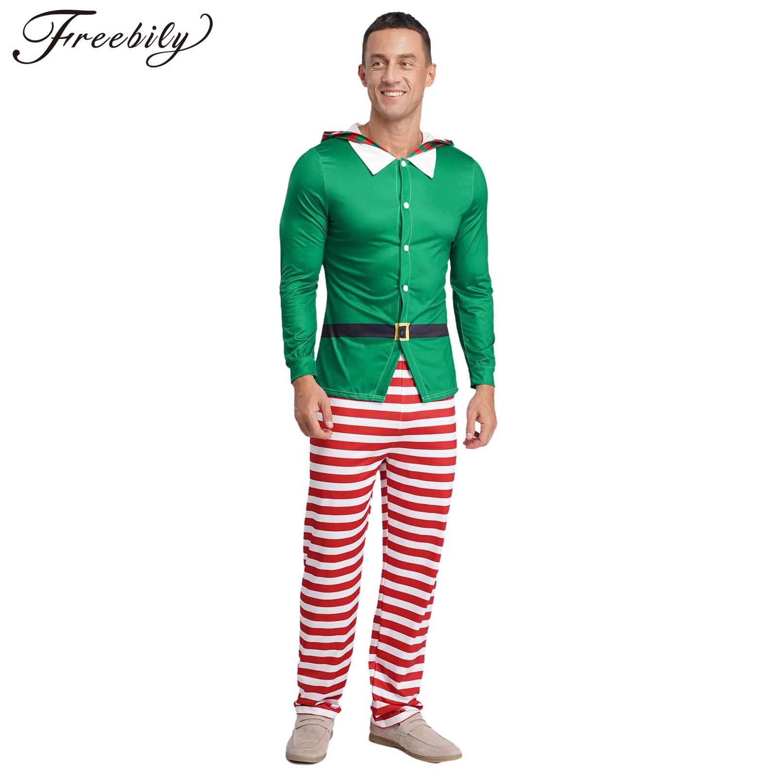 Men Christmas Elf Pajamas Part - Elf Costume Christmas ulasan dan harga