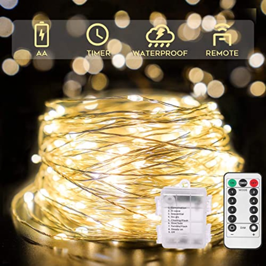 66Feet 200 LED Outdoor String  - Led Fairy String Lights ulasan dan harga
