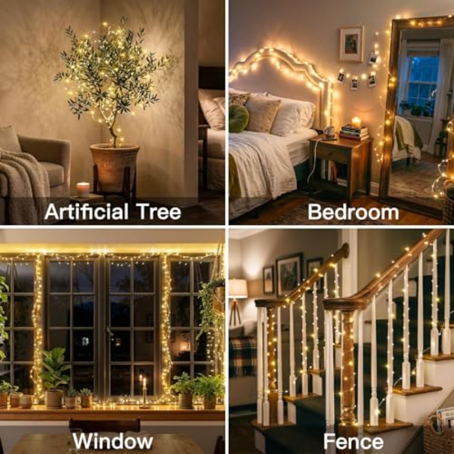 66Feet 200 LED Outdoor String  - Led Fairy String Lights ulasan dan harga