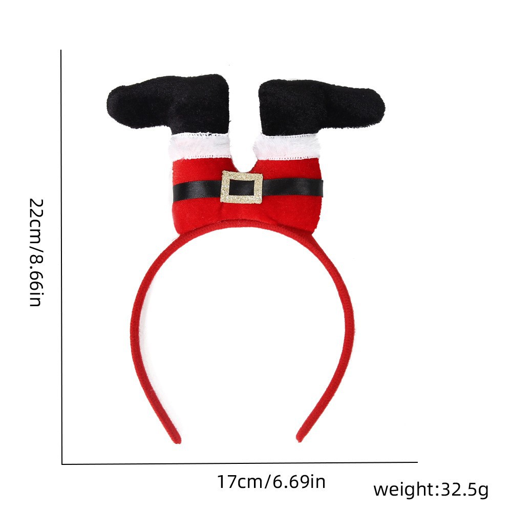 1 Piece/5Pcs Funny Santa Claus - Reindeer Antlers Headband ulasan dan harga