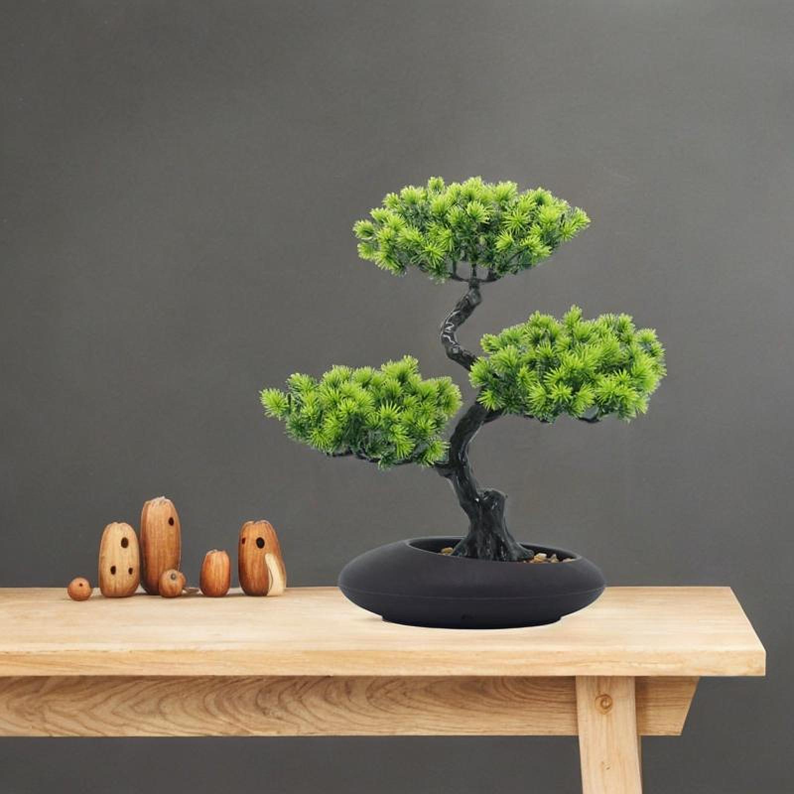 Artificial Potted Greeting Pin - Christmas Tree Artificial ulasan dan harga