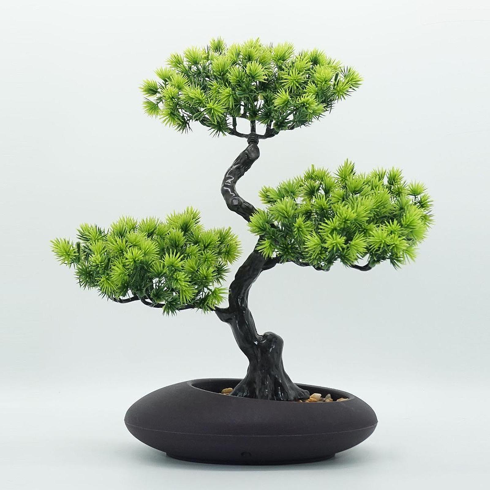 Artificial Potted Greeting Pin - Christmas Tree Artificial ulasan dan harga