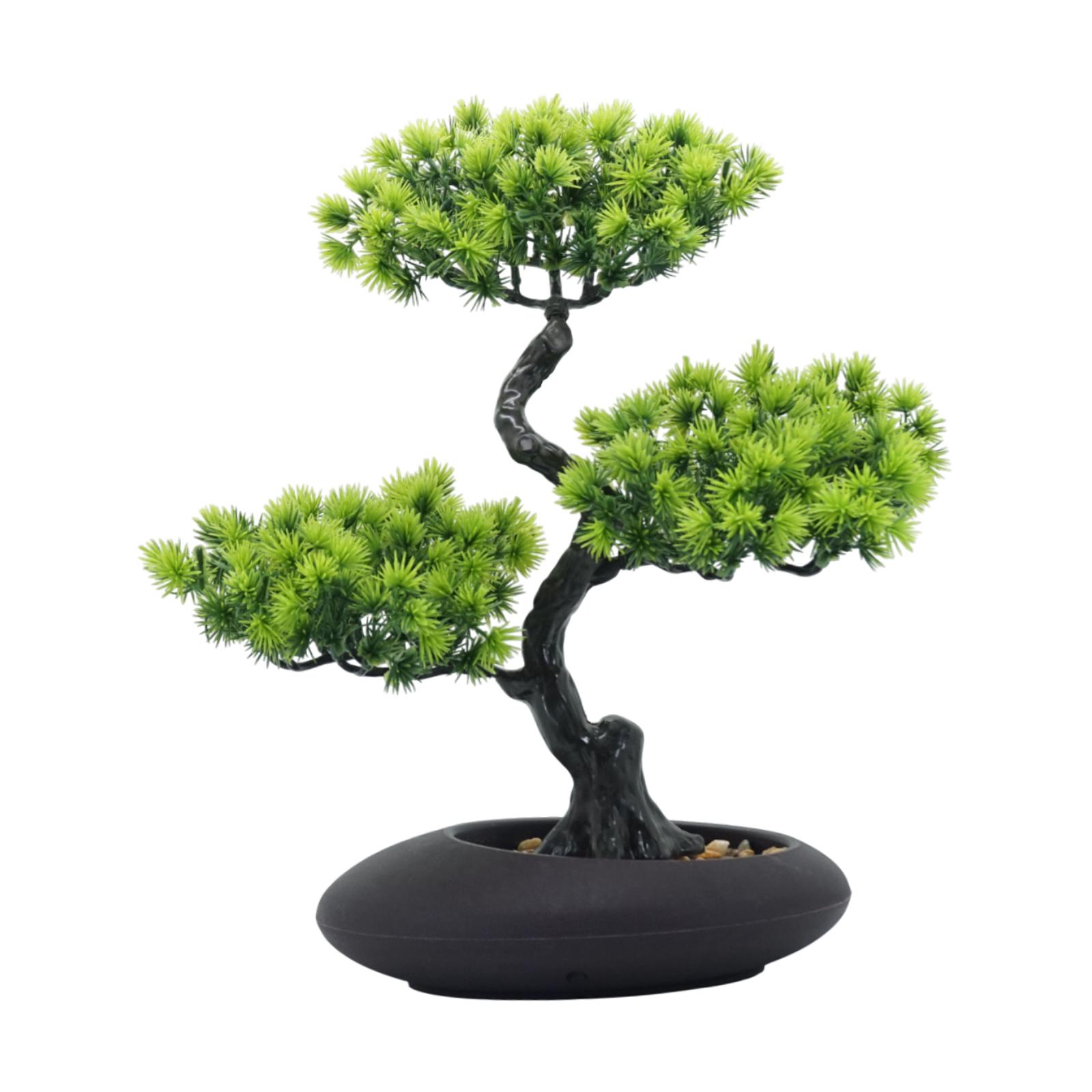 Artificial Potted Greeting Pin - Christmas Tree Artificial ulasan dan harga