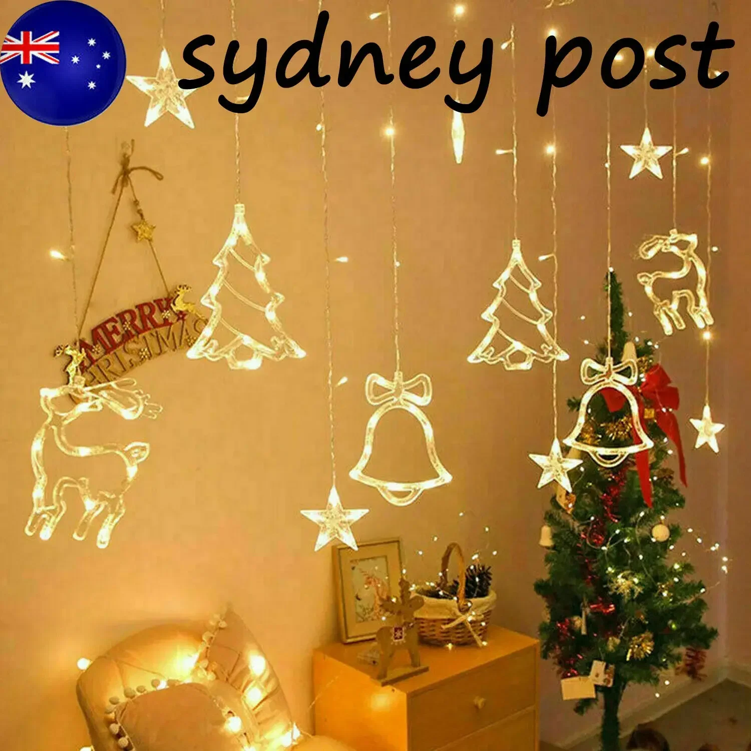 LED Fairy String Window Curtai - Led Fairy String Lights ulasan dan harga