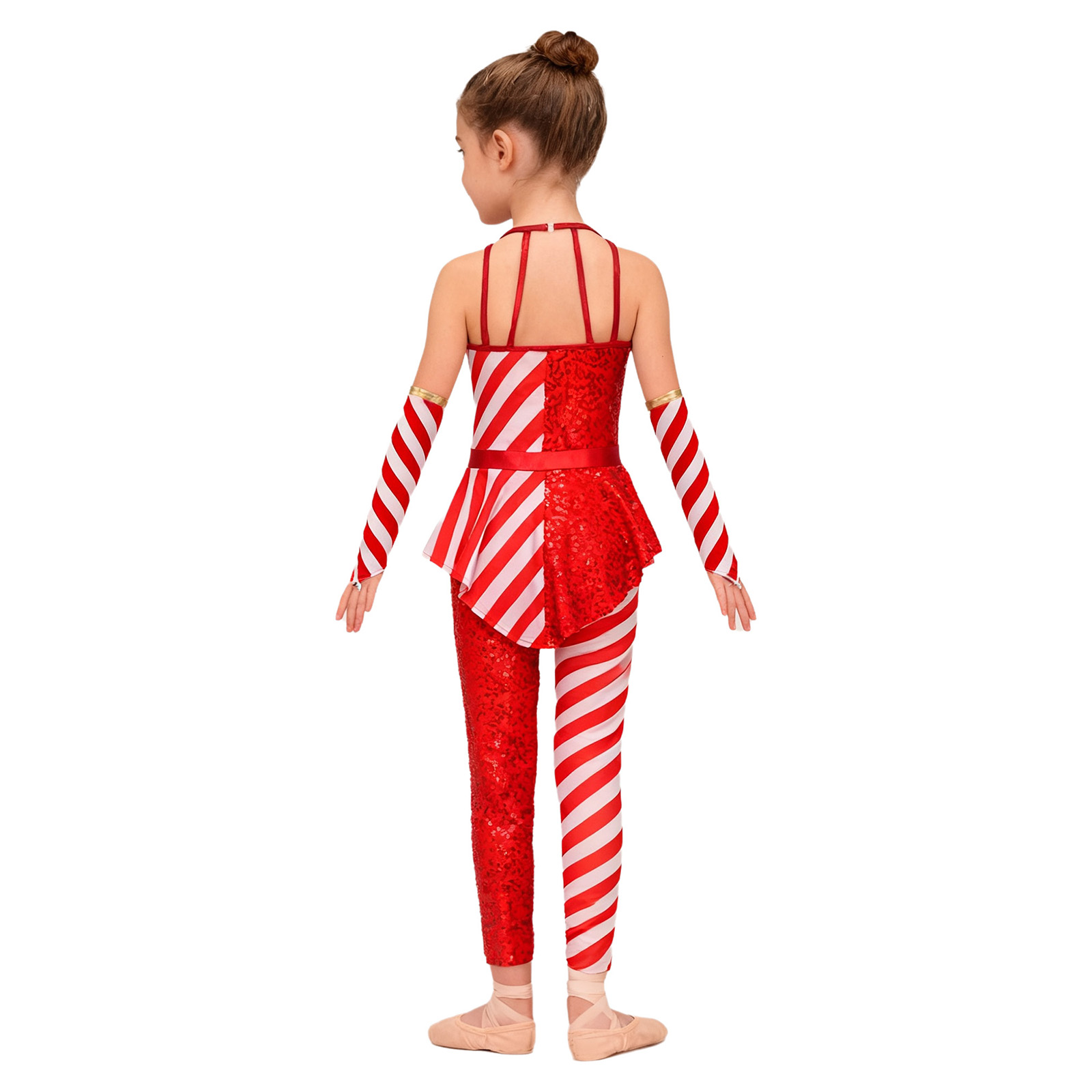Girls Christmas Candy Cane Cos - Elf Costume Christmas ulasan dan harga