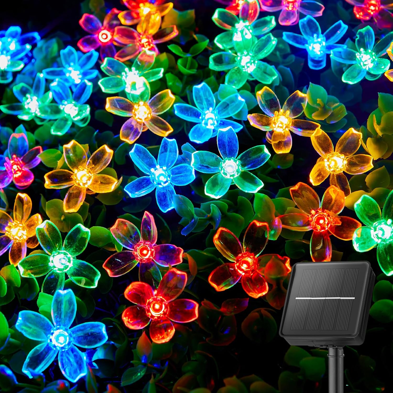 60 LED Flower Solar String Lig - Led Fairy String Lights ulasan dan harga