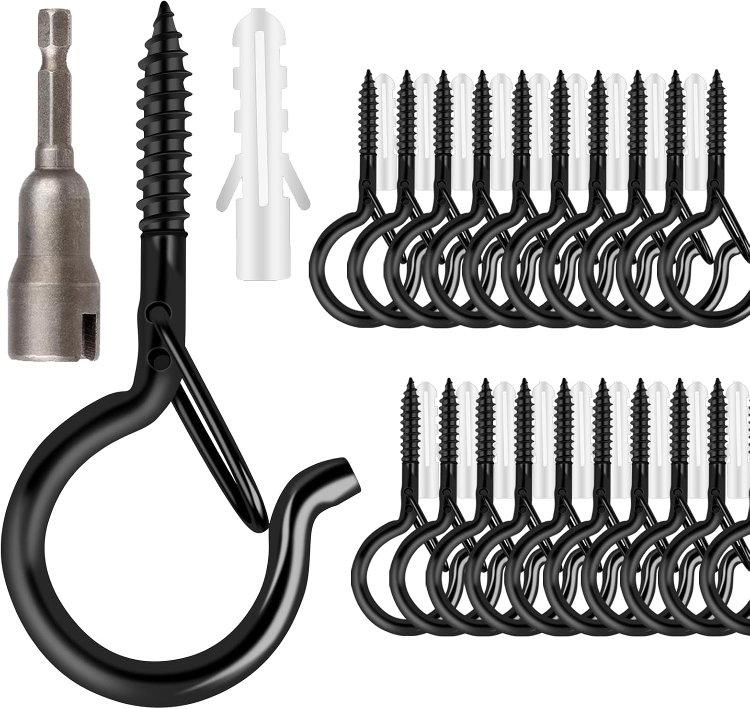 36 PCS Q-Hanger Hooks with Saf - Christmas Lights Outdoor ulasan dan harga