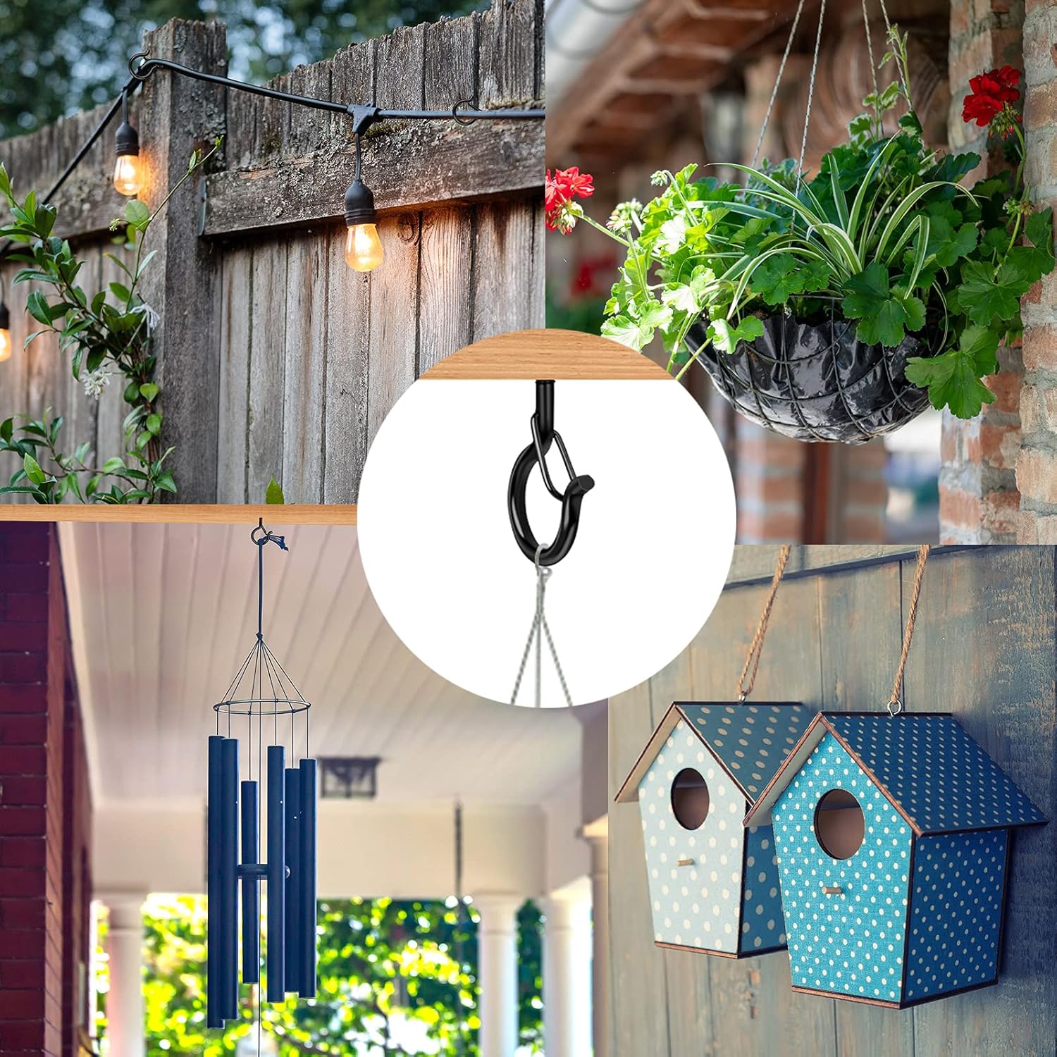 36 PCS Q-Hanger Hooks with Saf - Christmas Lights Outdoor ulasan dan harga